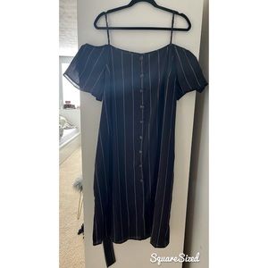 Black and White Pin Stripe Dress